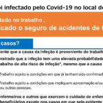 職場（しょくば）で新型（しんがた）コロナウイルスに感染（かんせん）した方（かた）へ　Para os que se infectaram com COVID-19 no local de trabalho
